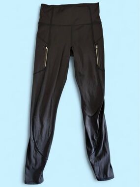 Black Athleta Rainier leggings